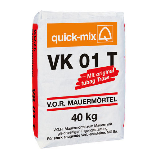 QuickMix VK01T Trass Vormauermörtel